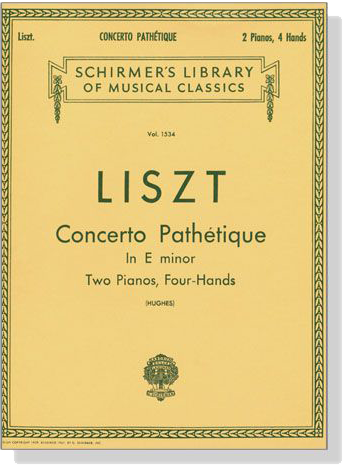 Liszt【Concerto Pathetique in E Minor】for Two Pianos , Four Hands