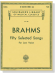 Brahms【 50 Selected Songs】For Low Voice