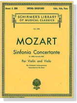 Mozart【Sinfonia Concertante K. 320 d, formerly 364】 for Violin and Viola