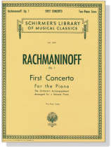 Rachmaninoff【First Concerto , Op. 1】for The Piano , Two Piano Score Rachmaninoff【First Concerto , Op. 1】for The Piano , Two Piano Score
