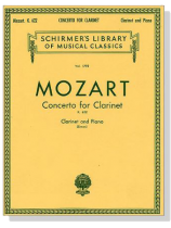 Mozart【Concerto for Clarinet K. 622】Clarinet and Piano
