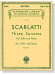 A. Scarlatti【Three Sonatas】for Cello and Piano