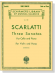 A. Scarlatti【Three Sonatas】for Cello and Piano A. Scarlatti【Three Sonatas】for Cello and Piano