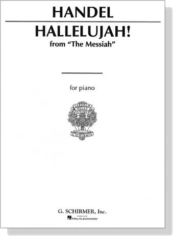 Handel【Hallelujah! From The Messiah】for Piano
