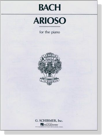 J.S. Bach【Arioso】for the piano
