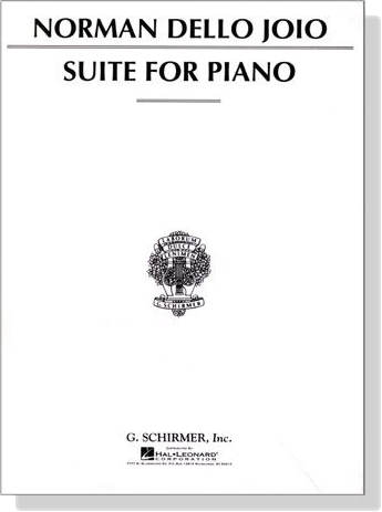 Norman Dello Joio【Suite】For Piano