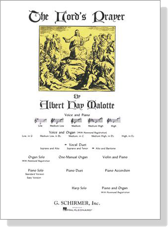 The Lord's Prayer by【Albert Hay Malotte】Vocal Duet , Alto and Baritone The Lord's Prayer by【Albert Hay Malotte】Vocal Duet , Alto and Baritone