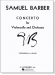 Samuel Barber【Concerto for Violoncello and Orchestra Op. 22】Violoncello and Piano