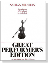 Nathan Milstein【Paganiniana - Variations】for Violin Solo