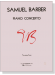 Samuel Barber【Piano Concerto , Op. 38】Two-Piano Score