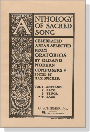 Anthology of Sacred Song Vol. 4. , Bass Anthology of Sacred Song Vol. 4. , Bass
