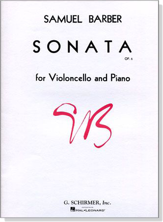 Samuel Barber 【Sonata Op. 6】for Violoncello and Piano