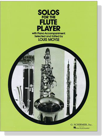 Solos for the【Flute】Player with Piano Accompaniment