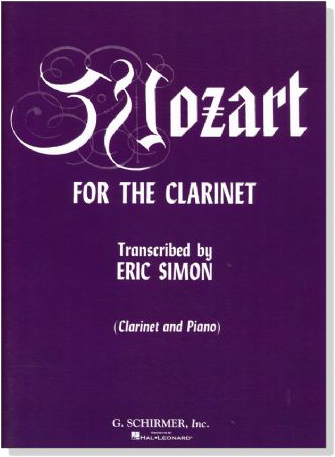 Mozart for the Clarinet and Piano