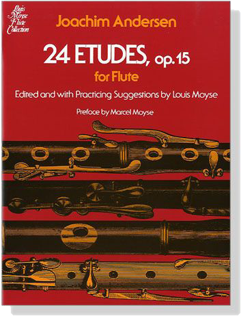 Joachim Andersen【24 Etudes, Op. 15】Flute Solo
