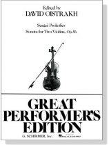 Sergei Prokofiev【Sonata】for Two Violins , Op.56 Sergei Prokofiev【Sonata】for Two Violins , Op.56