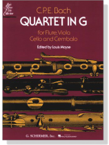 C. P. E. Bach【Quartet in G】for Flute, Viola, Cello and Cembalo