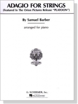 Samuel Barber【Adagio for Strings , Op. 11】 arranged for Piano