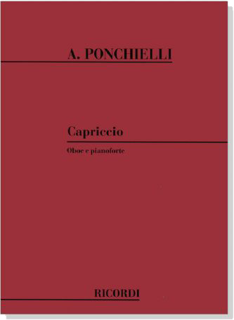 A. Ponchielli【Capriccio】Oboe e Pianoforte