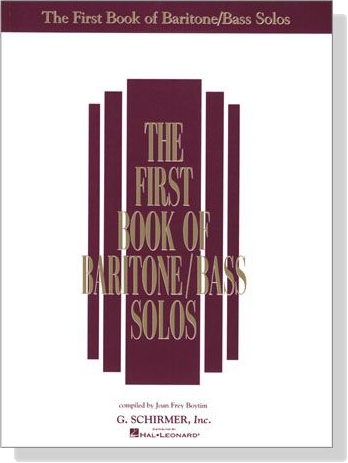 The First Book of Baritone／Bass Solos