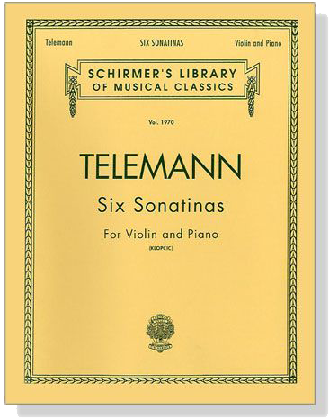 Telemann【Six Sonatinas】for Violin and Piano