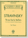 Stravinsky【Three Early Ballets】The Firebird, Petrushka, The Rite of Spring for Piano