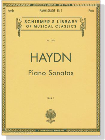 Haydn【Piano Sonatas】Book 1