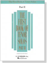 The First Book of Tenor Solos , Part Ⅱ The First Book of Tenor Solos , Part Ⅱ