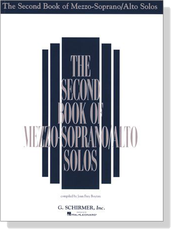 The Second Book of Mezzo-Soprano／Alto Solos