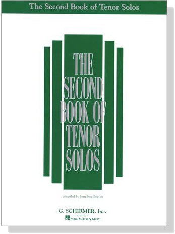 The Second Book of Tenor Solos