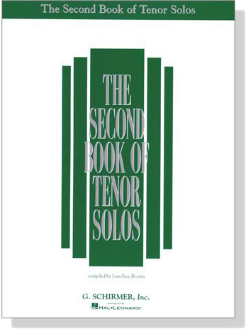 The Second Book of Tenor Solos The Second Book of Tenor Solos