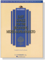 Easy Songs for the Beginning Mezzo-Soprano/Alto【CD+樂譜】 Easy Songs for the Beginning Mezzo-Soprano/Alto【CD+樂譜】