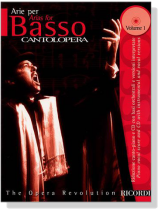 Cantolopera【CD+樂譜】Arie Per Basso- Volume 1