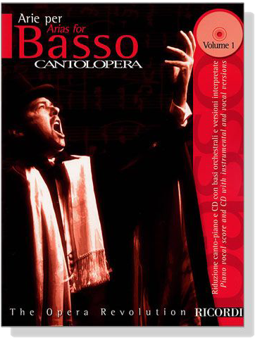 Cantolopera【CD+樂譜】Arie Per Basso- Volume 1 Cantolopera【CD+樂譜】Arie Per Basso- Volume 1
