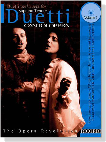 Cantolopera【CD+樂譜】Duetti per／Duets for Soprano-Tenore －Volume 1