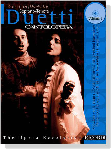 Cantolopera【CD+樂譜】Duetti per/Duets for Soprano-Tenore -Volume 1 Cantolopera【CD+樂譜】Duetti per/Duets for Soprano-Tenore -Volume 1