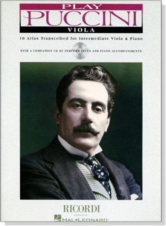 Play Puccini for Viola【CD+樂譜】