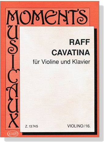 Raff【Cavatina】für Violin and Klavier