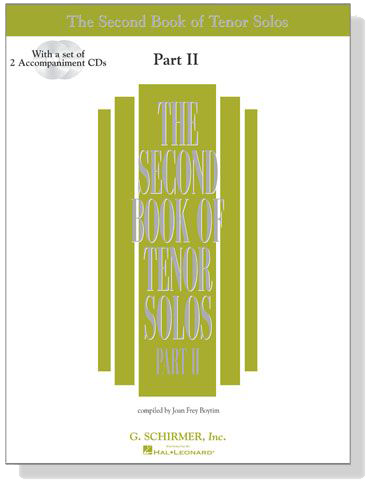 The Second Book of Tenor Solos【CD+樂譜】Part Ⅱ The Second Book of Tenor Solos【CD+樂譜】Part Ⅱ
