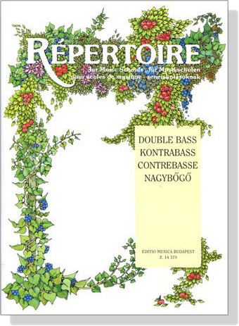 Repertoire【for Music Schools】for Double Bass with Piano Accompaniment