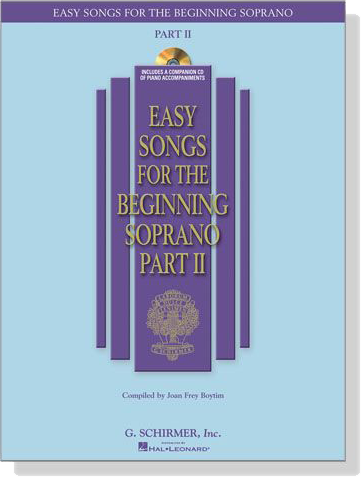 Easy Songs for the Beginning Soprano , Part Ⅱ【CD+樂譜】 Easy Songs for the Beginning Soprano , Part Ⅱ【CD+樂譜】