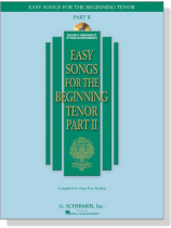 Easy Songs for the Beginning Tenor , Part Ⅱ【CD+樂譜】 Easy Songs for the Beginning Tenor , Part Ⅱ【CD+樂譜】