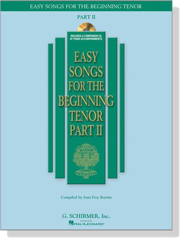 Easy Songs for the Beginning Tenor , Part Ⅱ【CD+樂譜】 Easy Songs for the Beginning Tenor , Part Ⅱ【CD+樂譜】