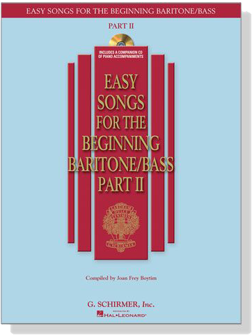 Easy Songs for the Beginning Baritone/Bass , Part Ⅱ【CD+樂譜】 Easy Songs for the Beginning Baritone/Bass , Part Ⅱ【CD+樂譜】