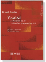 Panofka Vocalizzi【CD+樂譜】24 Vocalizzi, Op. 81 / 24 Vocalizzi Progressivi, Op. 85 per Canto e Pianoforte Panofka Vocalizzi【CD+樂譜】24 Vocalizzi, Op. 81 / 24 Vocalizzi Progressivi, Op. 85 per Canto e Pianoforte