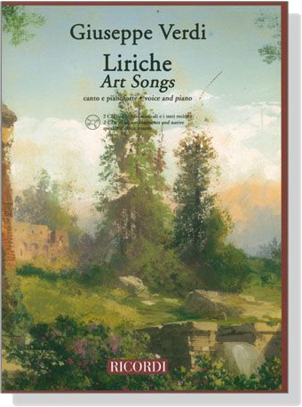 Verdi【CD+樂譜】Liriche‧Art Songs , Voice and Piano Verdi【CD+樂譜】Liriche‧Art Songs , Voice and Piano