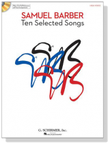 Samuel Barber【CD+樂譜】Ten Selected Songs for High Voice