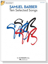 Samuel Barber【CD+樂譜】Ten Selected Songs for Low Voice