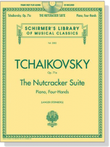 Tchaikovsky【CD+樂譜】The Nutcracker Suite , Op. 71a for Piano , Four Hands