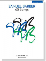 Samuel Barber【65 Songs】Medium／Low Voice